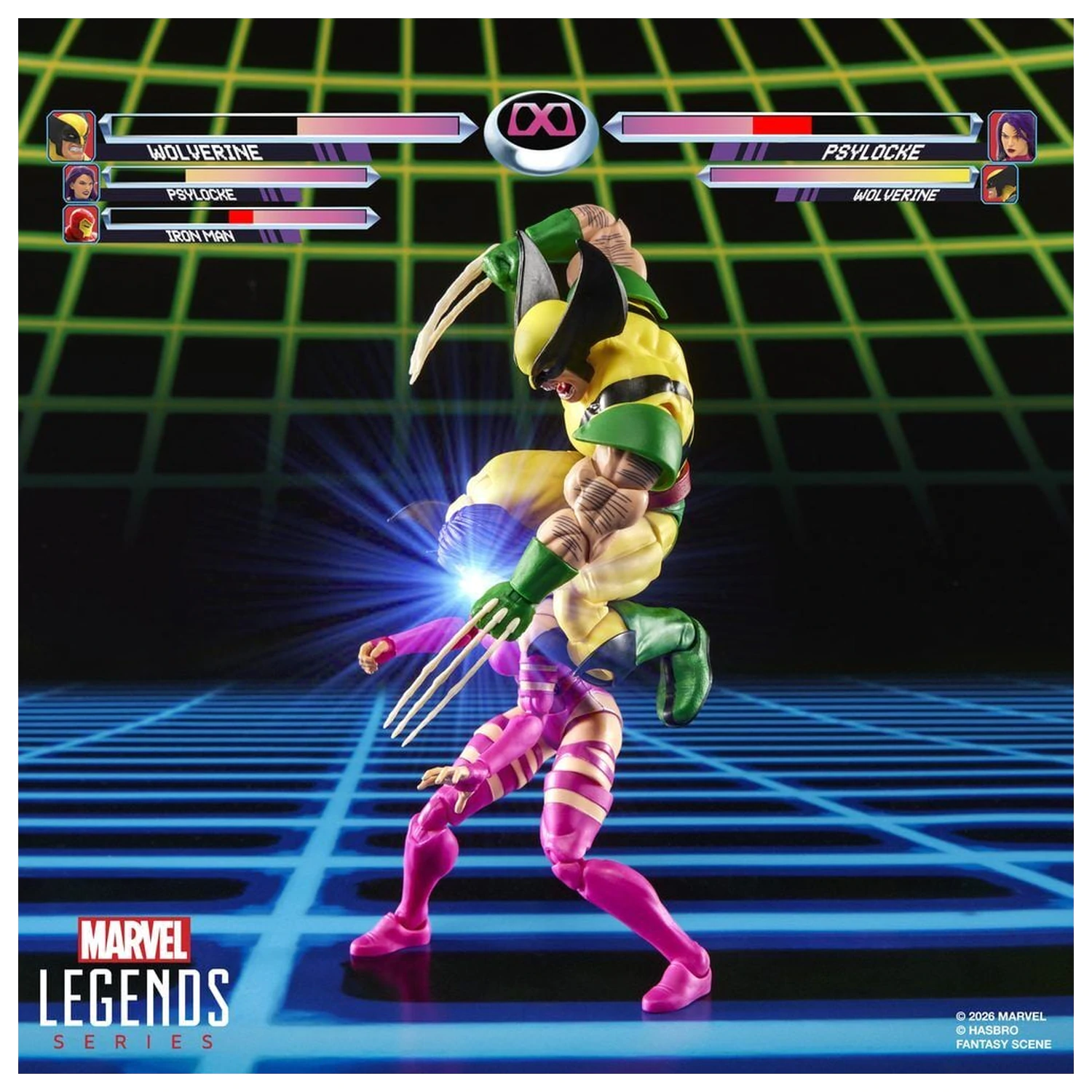 Marvel Legends Series Wolverine Vs Psylocke pack 2 figures 15cm product photo