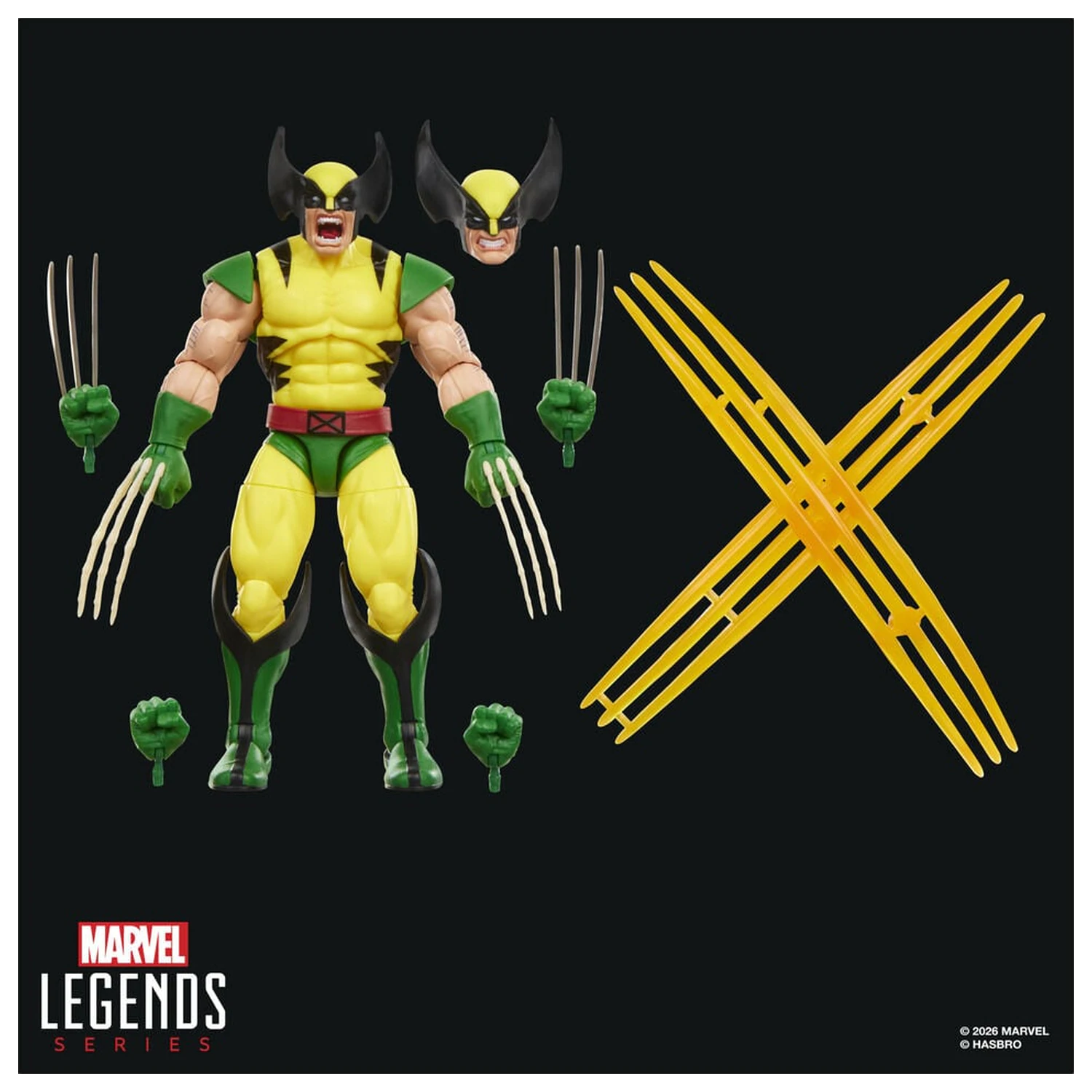 Marvel Legends Series Wolverine Vs Psylocke pack 2 figures 15cm product photo