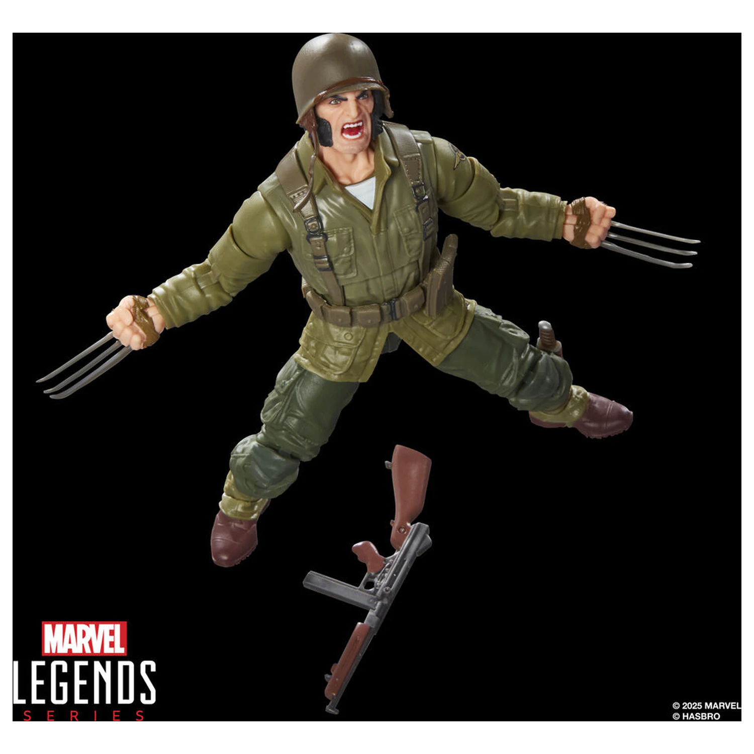 Marvel Legends Series Wolverine WwIl Logan figure 15cm product photo