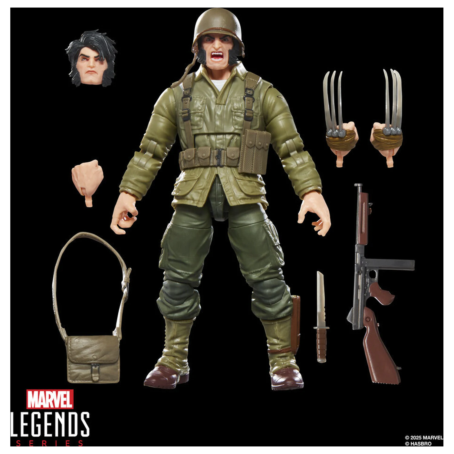 Marvel Legends Series Wolverine WwIl Logan figure 15cm product photo