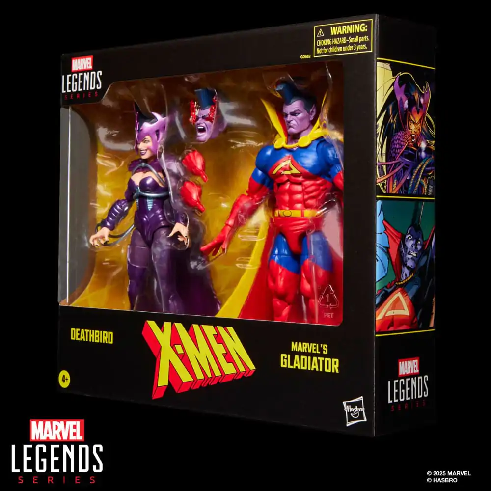 Marvel Legends Series X-Men Deathbird & Marvel's Gladiator pack 2 figures 15cm product photo