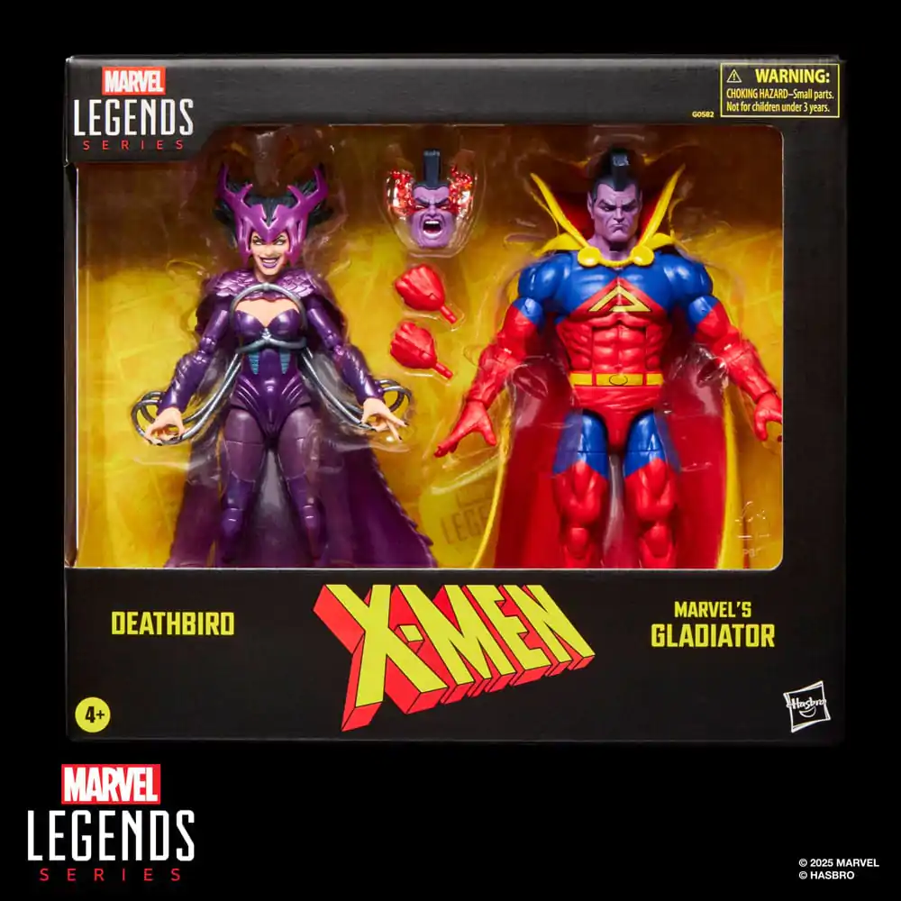 Marvel Legends Series X-Men Deathbird & Marvel's Gladiator pack 2 figures 15cm product photo