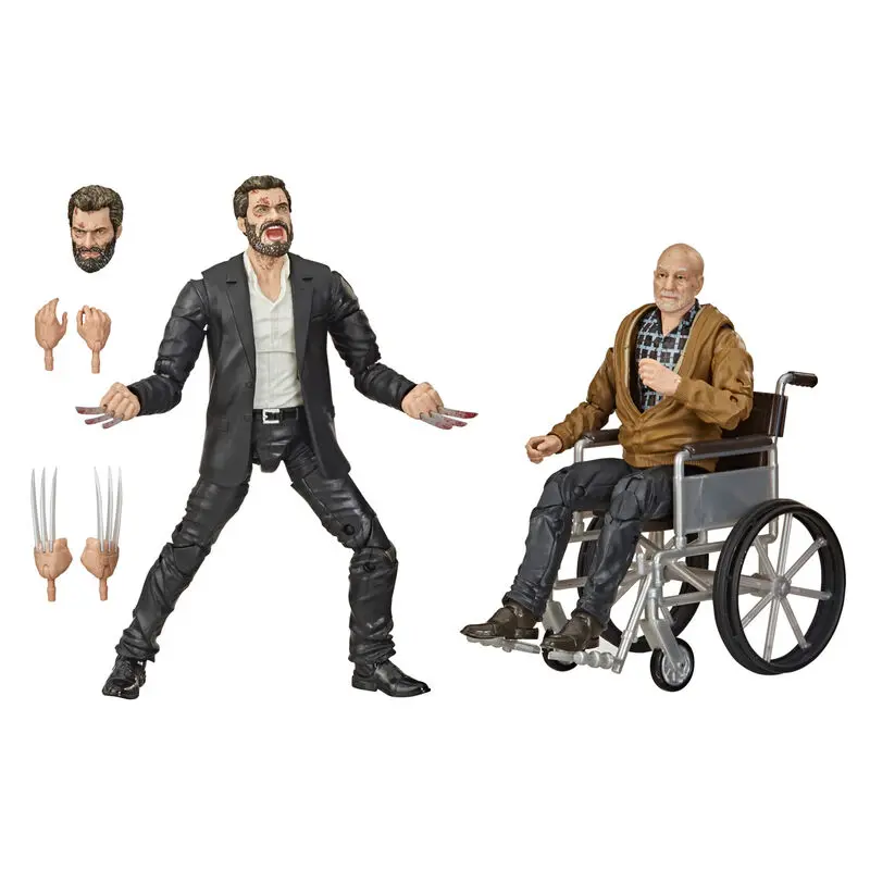 Marvel Legends Series X-Men Logan and Charles Xavier set 2 figures product photo