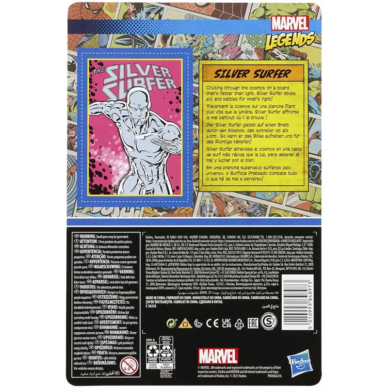 Marvel Legends Silver Surfer figure 9cm product photo