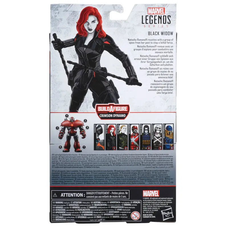 Marvel Legends Series Black Widow figure product photo
