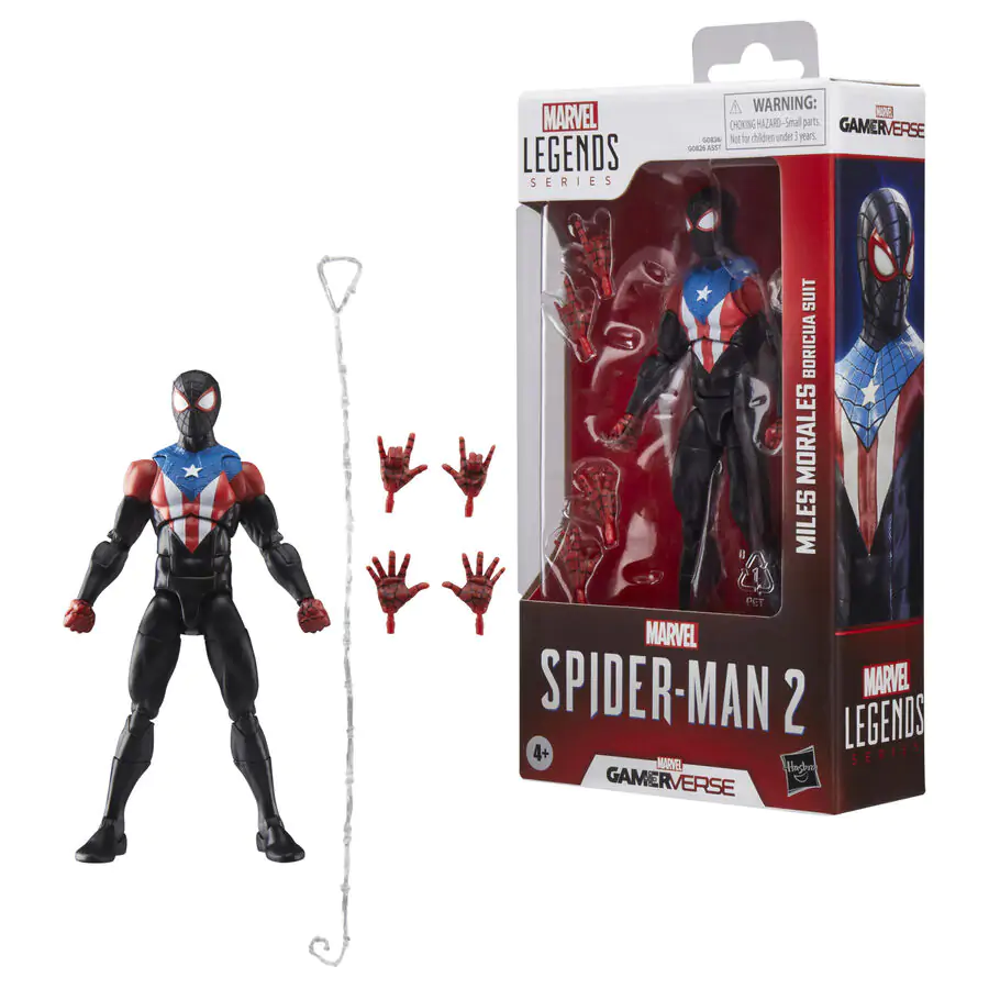 Marvel Legends Spider-Man 2 Miles Morales Boricua Suit figure 15cm product photo