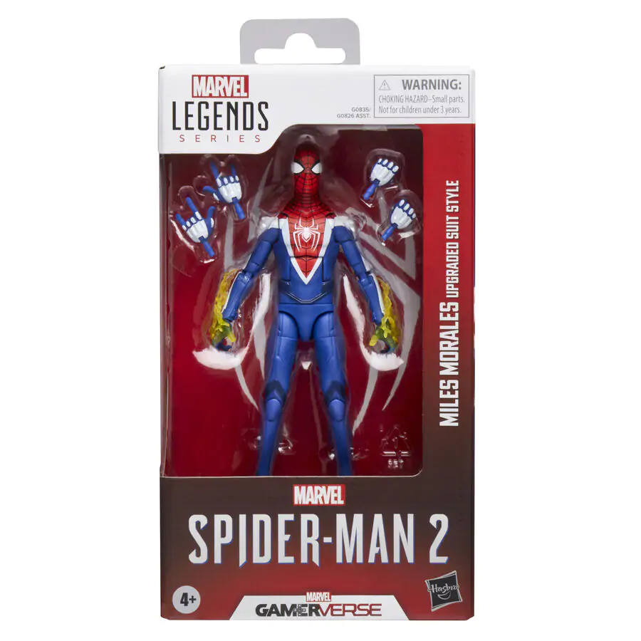 Marvel Legends Spider-Man 2 Miles Morales Upgraded Suit figure 15cm product photo