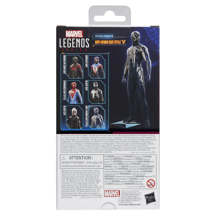 Marvel Legends Spider-Man 2 Peter Parker Anti-Venom Suit Style figure 15cm product photo