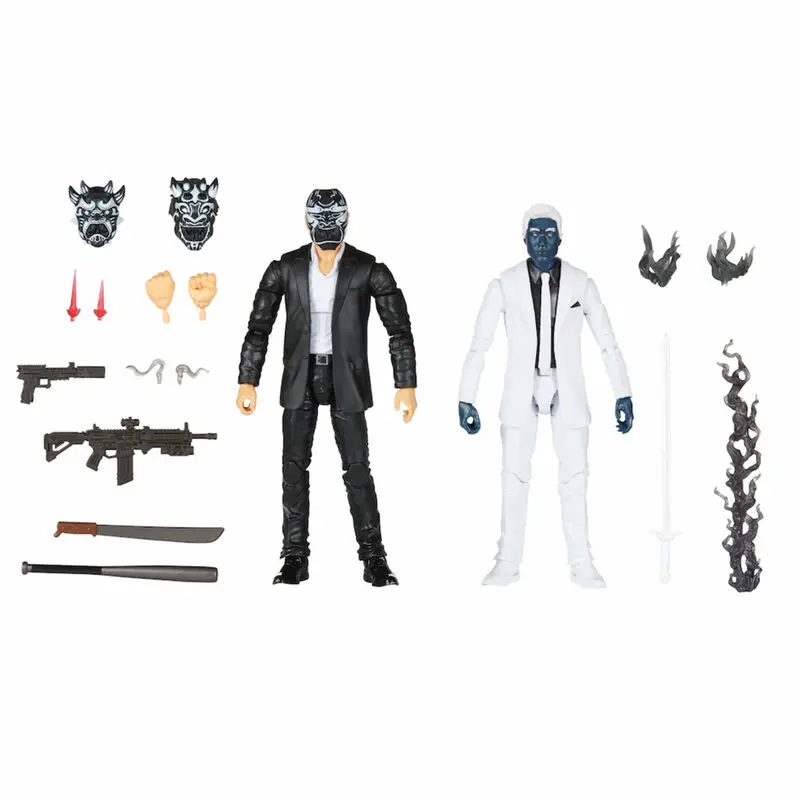 Marvel Legends Spiderman Gameverse Demmon & Mr Negative set 2 figures 15cm product photo