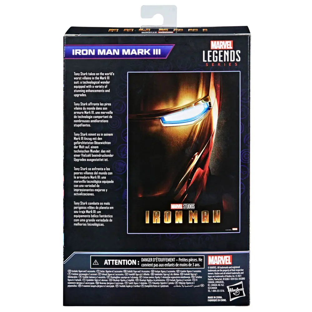 The Infinity Saga Marvel Legends Series Action Figure 2021 Iron Man Mark III (Iron Man) 15 cm product photo