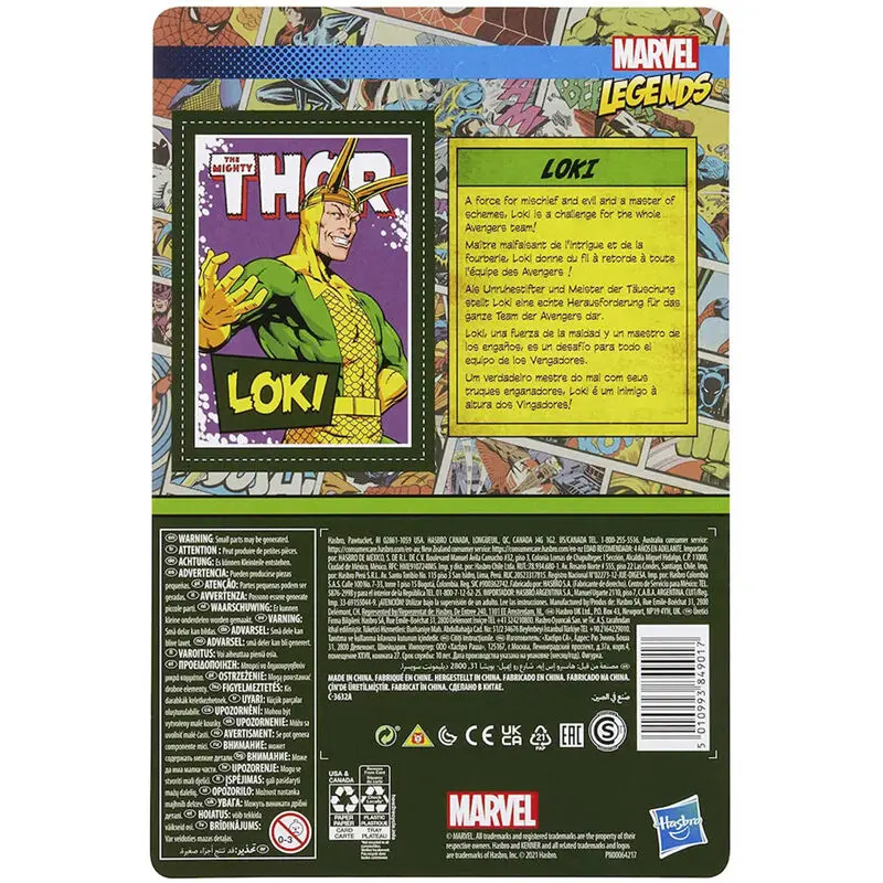 Marvel Legends The Mighty Thor Loki figure 9cm product photo