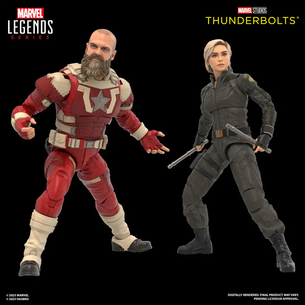 Marvel Legends Thunderbolts Yelena Belova & Red Guardian pack 2 figures product photo