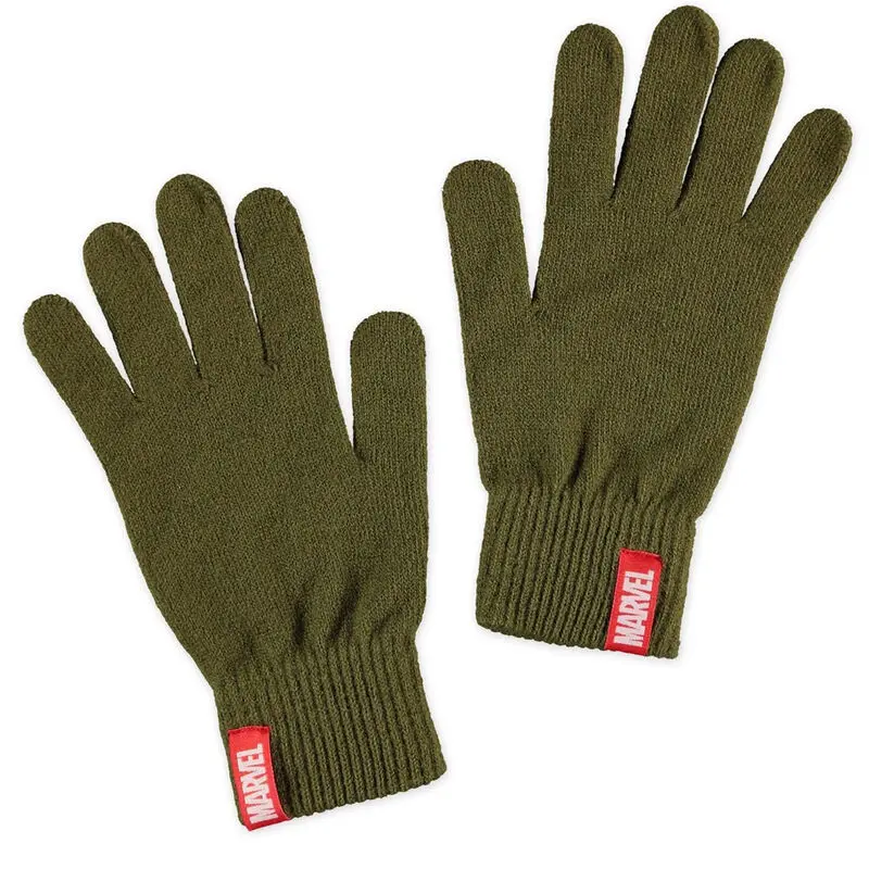 Marvel Logo hat and gloves set product photo
