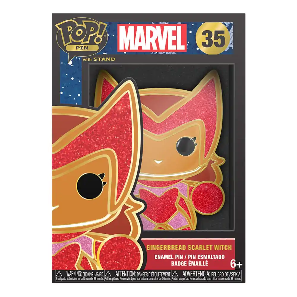 Marvel Loungefly POP! Enamel Pin Scarlett 10 cm product photo