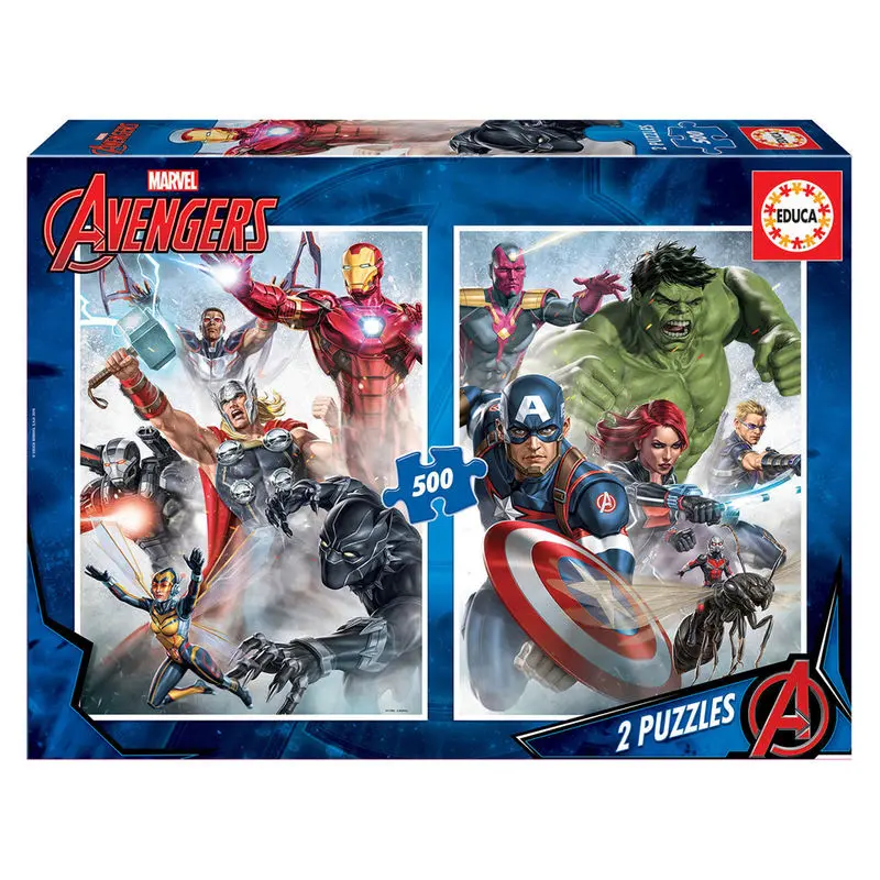 Marvel Avengers puzzle 2x500pcs termékfotó