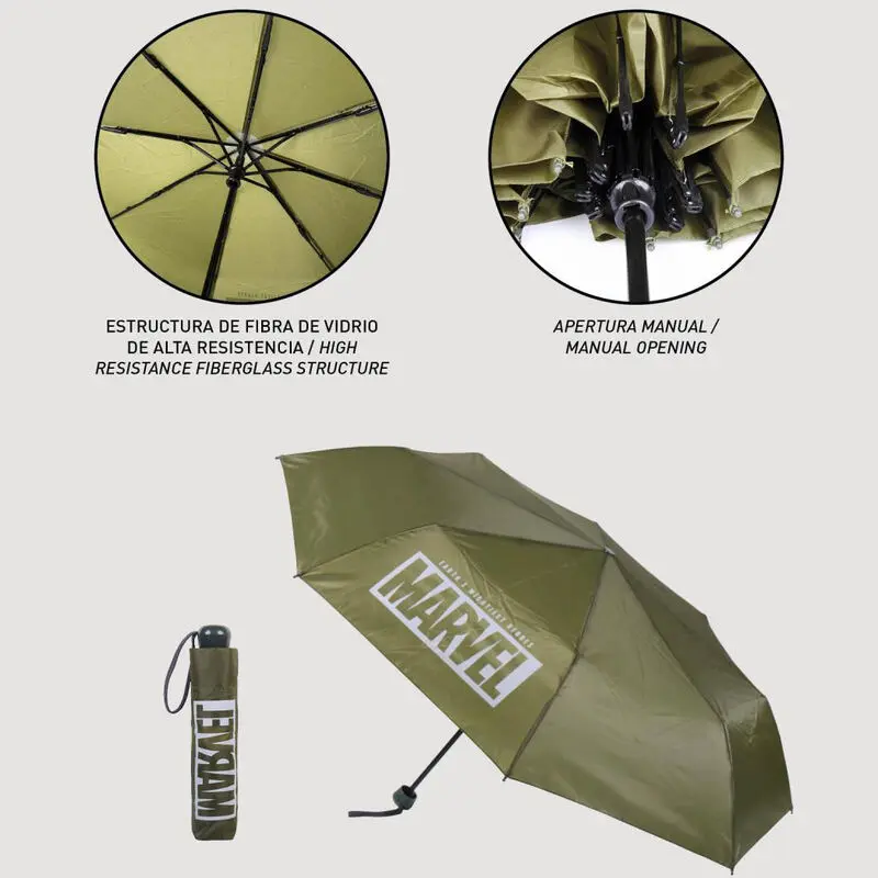 Marvel manual folding umbrella 53cm product photo