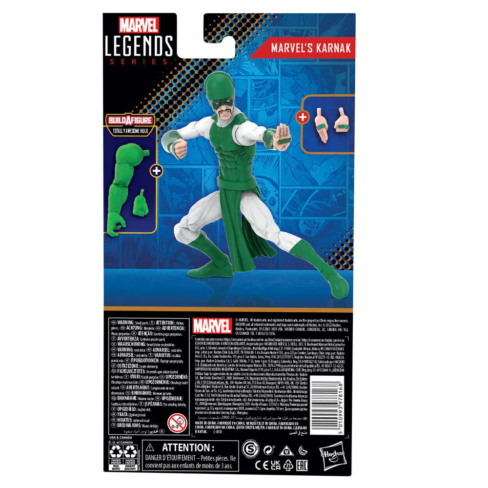 Marvel Legends Action Figure Marvel's Karnak (BAF: Totally Awesome Hulk) 15 cm termékfotó