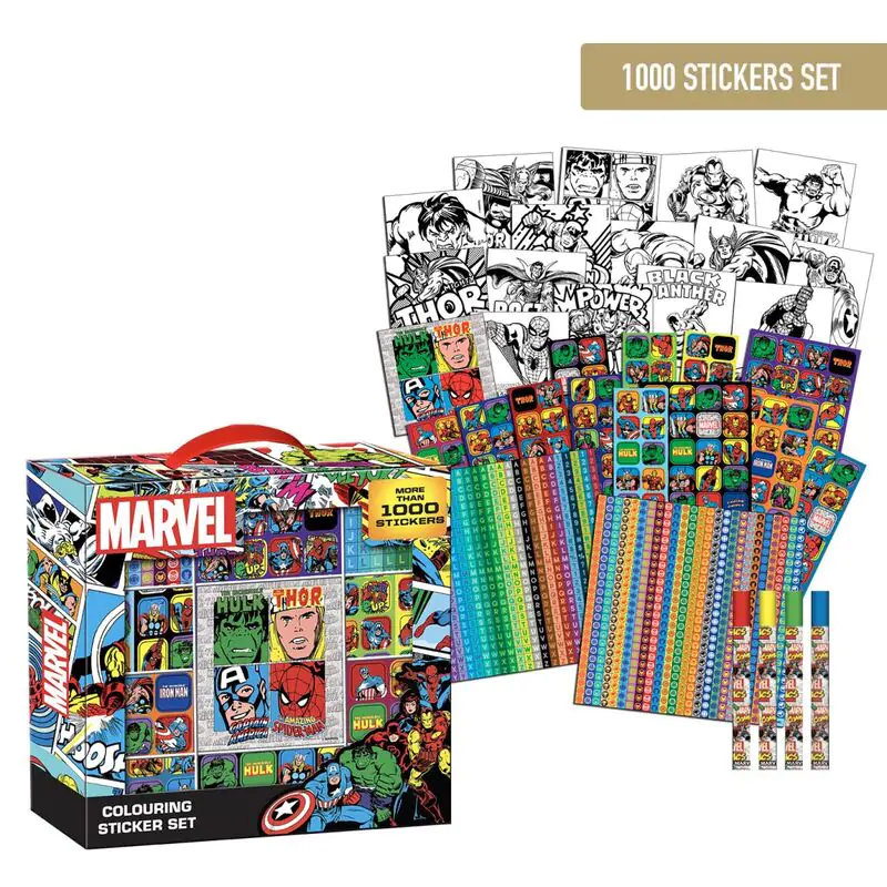 Marvel stickers set 1000pcs product photo