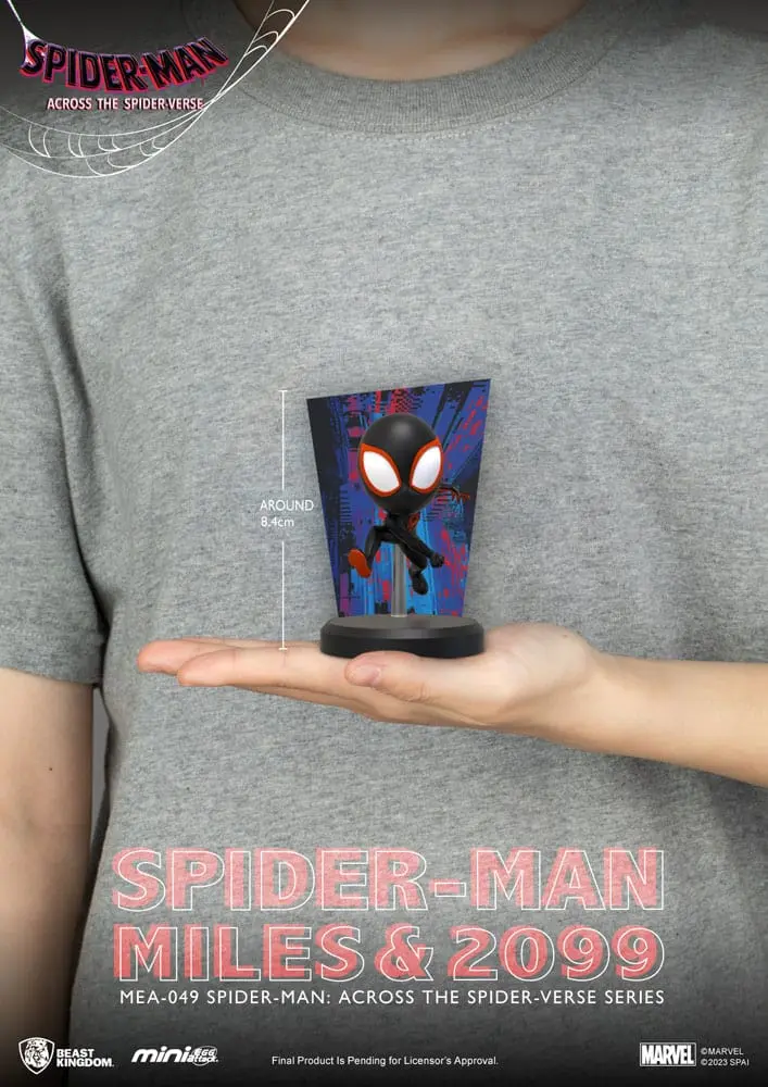 Marvel Mini Egg Attack Figure Spider-Man: Across the Spider-Verse Series Spider-man Miles &amp; 2099 8 -10 cm product photo