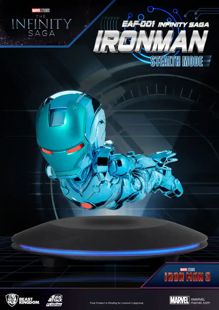 Marvel Mini Egg Attack Floating Figures The Infinity Saga Ironman Stealth Mode 16 cm termékfotó