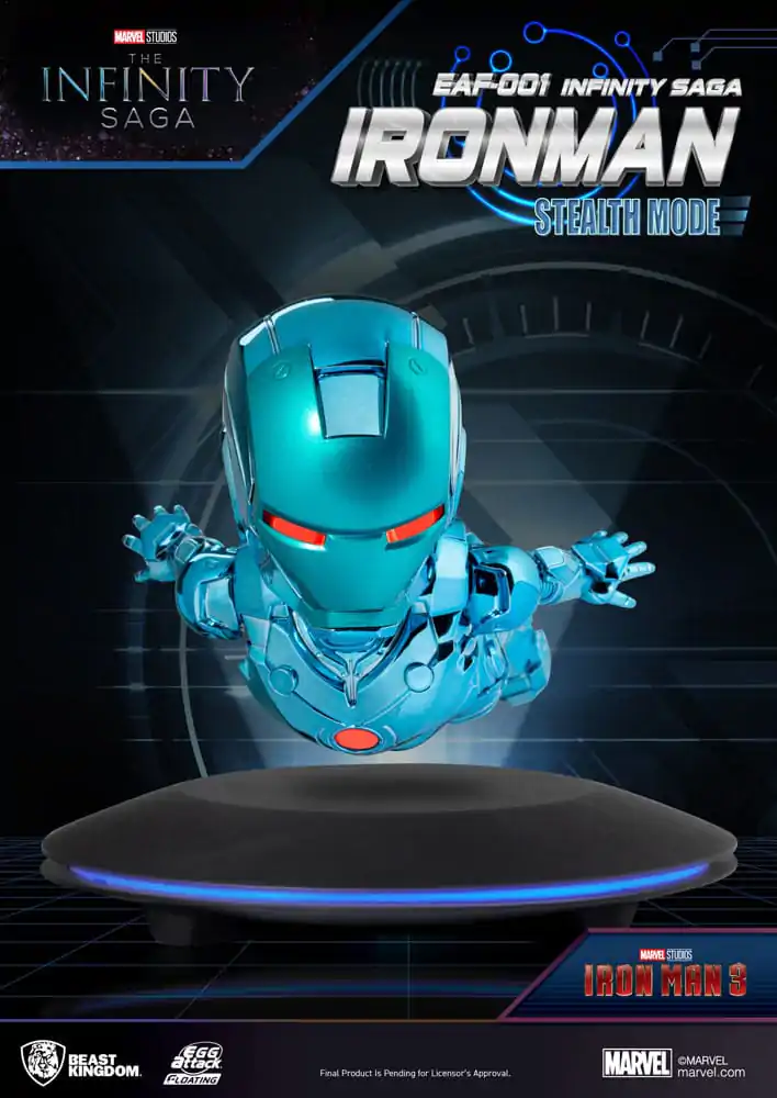 Marvel Mini Egg Attack Floating Figures The Infinity Saga Ironman Stealth Mode 16 cm termékfotó