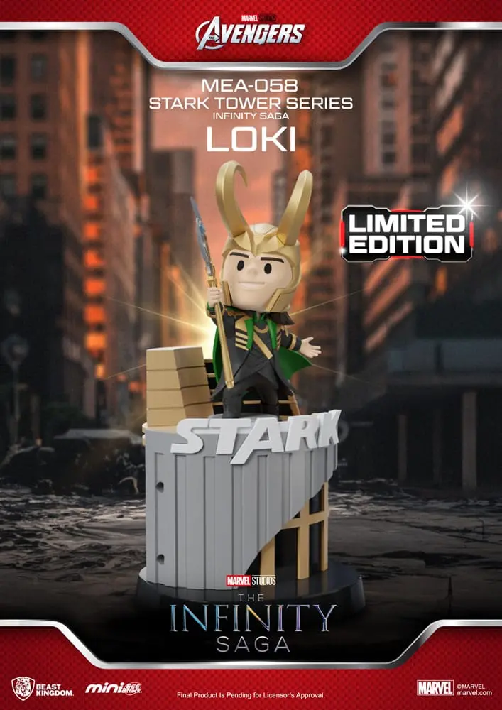 Marvel Mini Egg Attack Figures The Infinity Saga Stark Tower series Loki 12 cm termékfotó