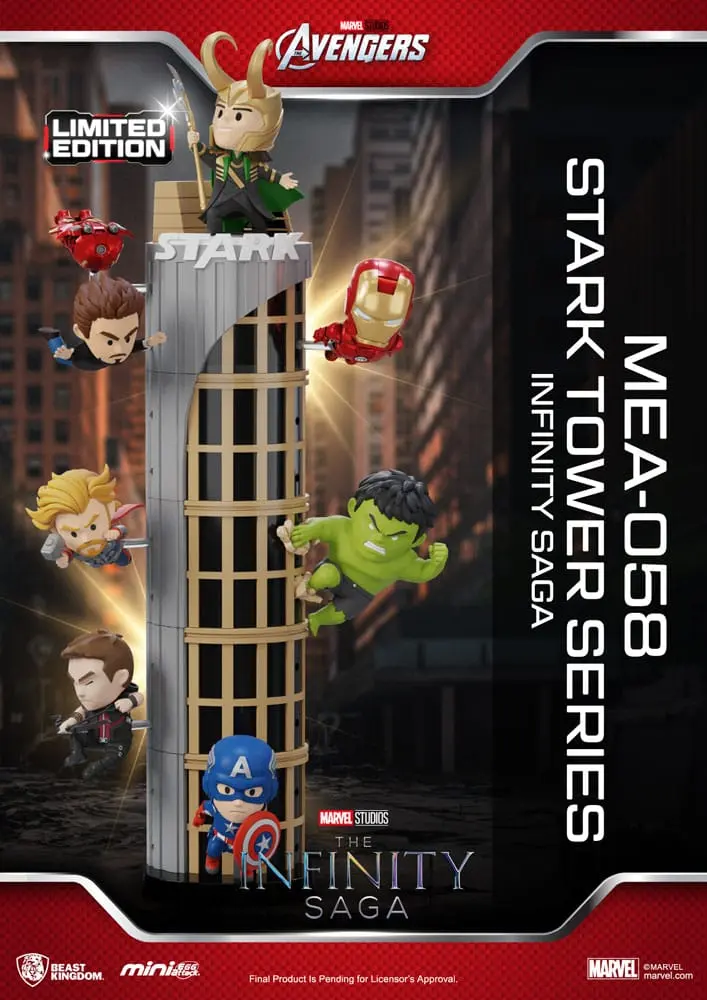 Marvel Mini Egg Attack Figures The Infinity Saga Stark Tower series Loki 12 cm termékfotó