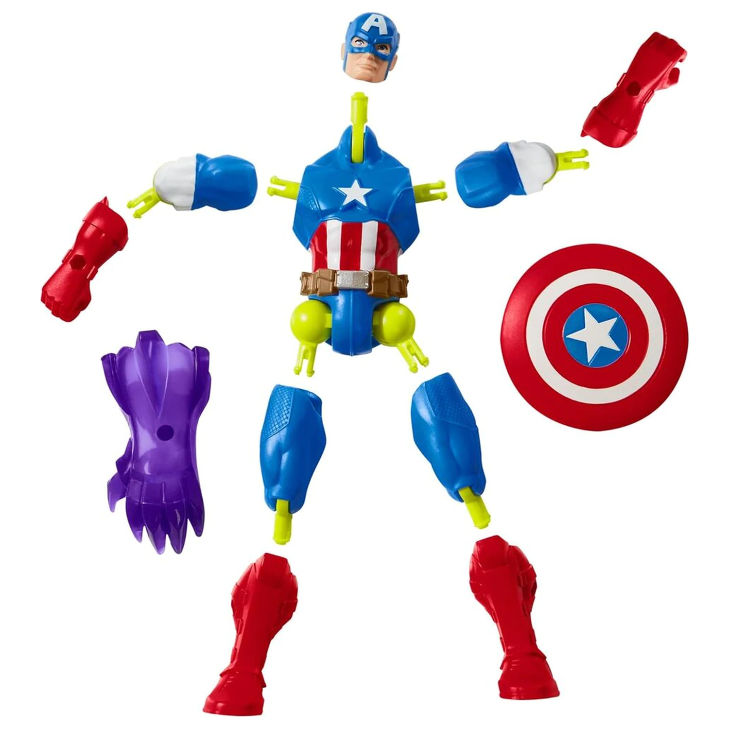 Marvel Mix Mashers Captain America figure 12cm product photo