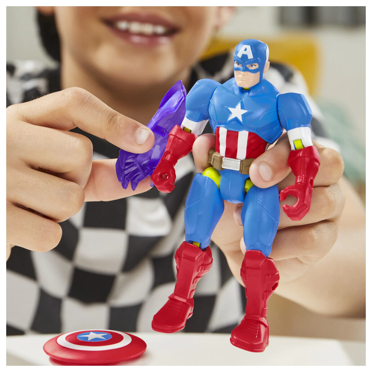 Marvel Mix Mashers Captain America figure 12cm product photo
