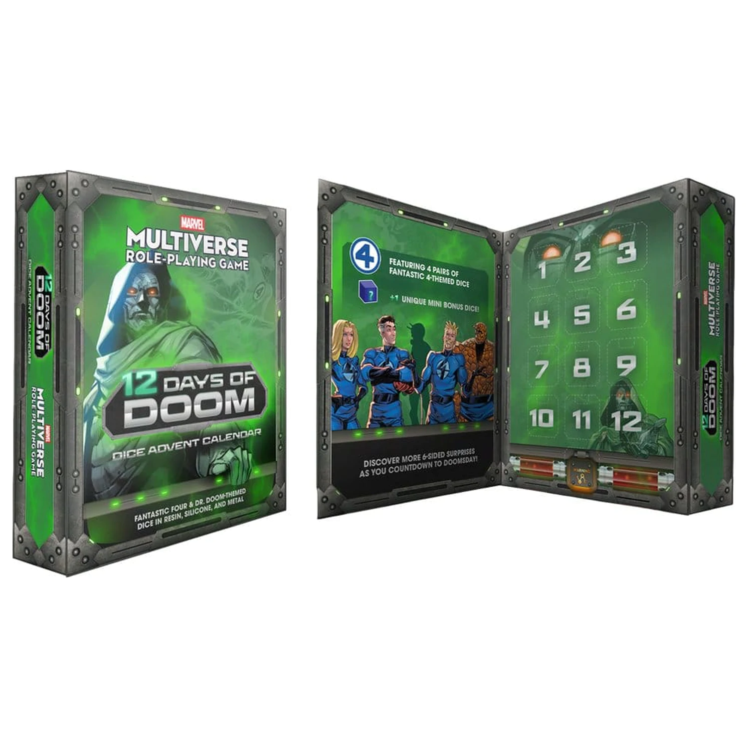Marvel Multiverse RPG Advent Calendar 12 Days of Doom Dice product photo