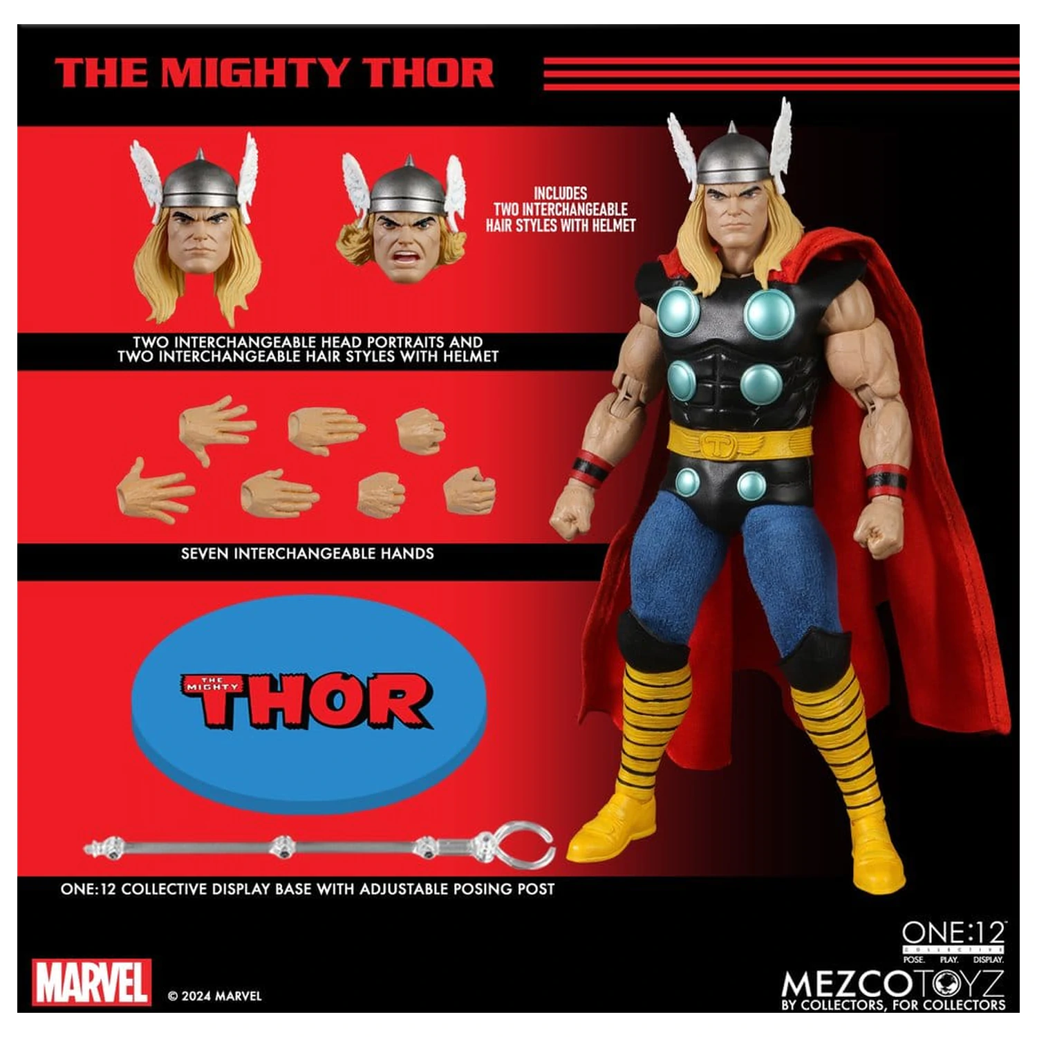 Marvel One:12 Collective Action Figure 1/12 The Mighty Thor 17 cm product photo