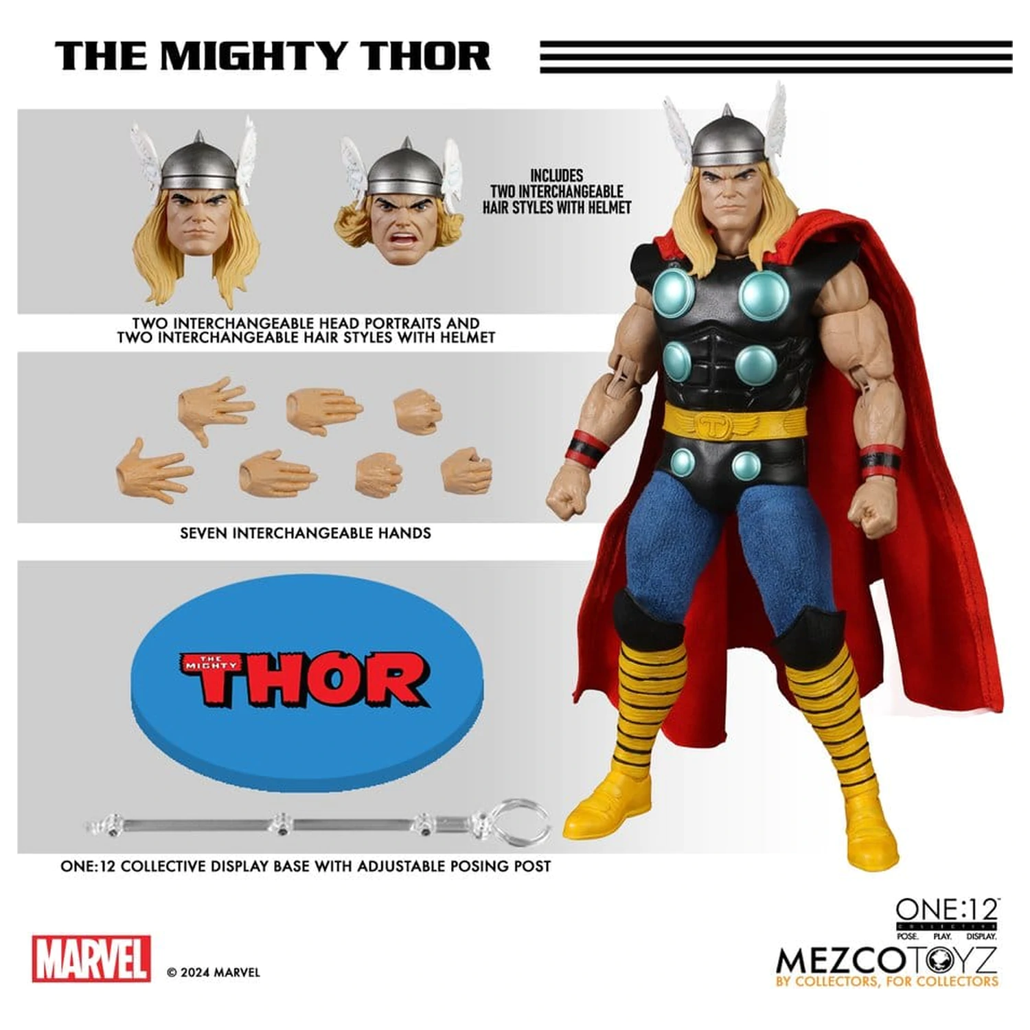 Marvel One:12 Collective Action Figure 1/12 The Mighty Thor 17 cm product photo