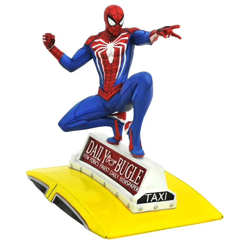 Spider-Man 2018 Marvel Video Game Gallery PVC Statue Spider-Man on Taxi 23 cm product photo