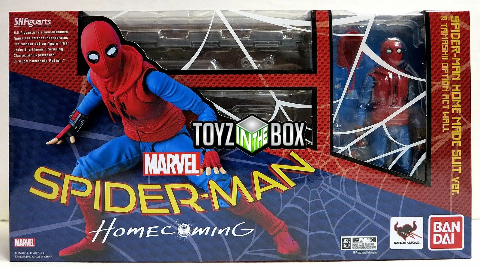 Marvel Spiderman Homecoming Spiderman articulated figure 14cm product photo