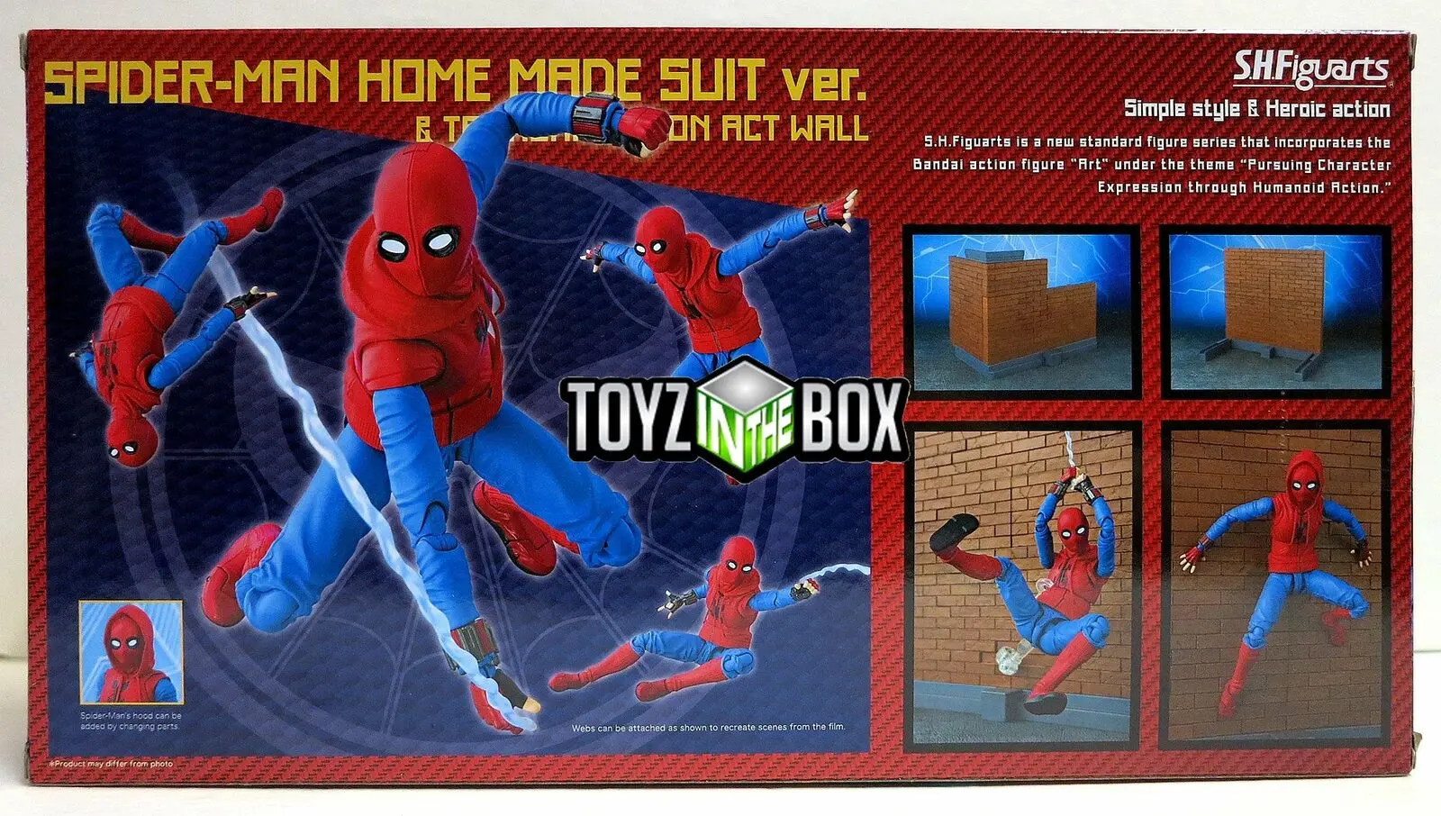 Marvel Spiderman Homecoming Spiderman articulated figure 14cm product photo