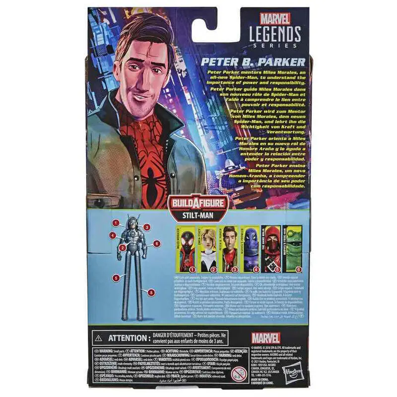 Marvel Spiderman Into the Spider-Verse Peter B. Parker figure 15cm product photo