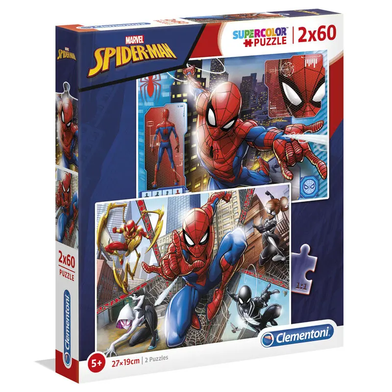 Marvel Spiderman puzzle 2x60pcs termékfotó