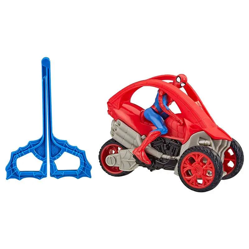 Marvel Spiderman Rip n Go figure with vehicle product photo