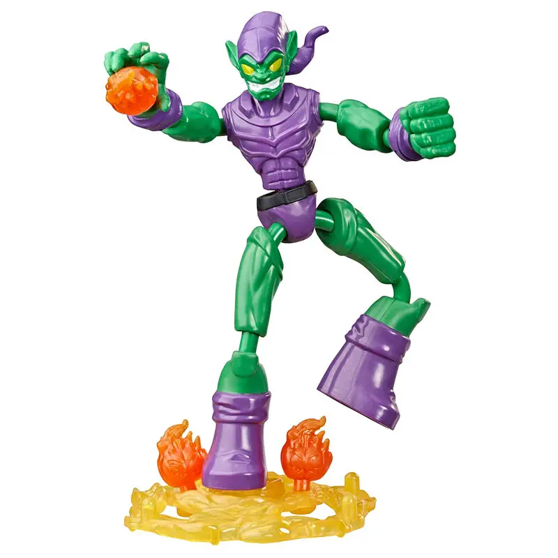 Marvel Spiderman Green Goblin Bend and Flex figure 15cm product photo