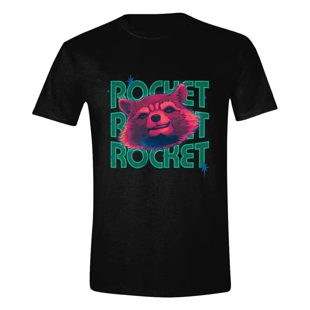 Marvel T-Shirt Guardians Of The Galaxy Vol. 3 Rocket Head Space product photo