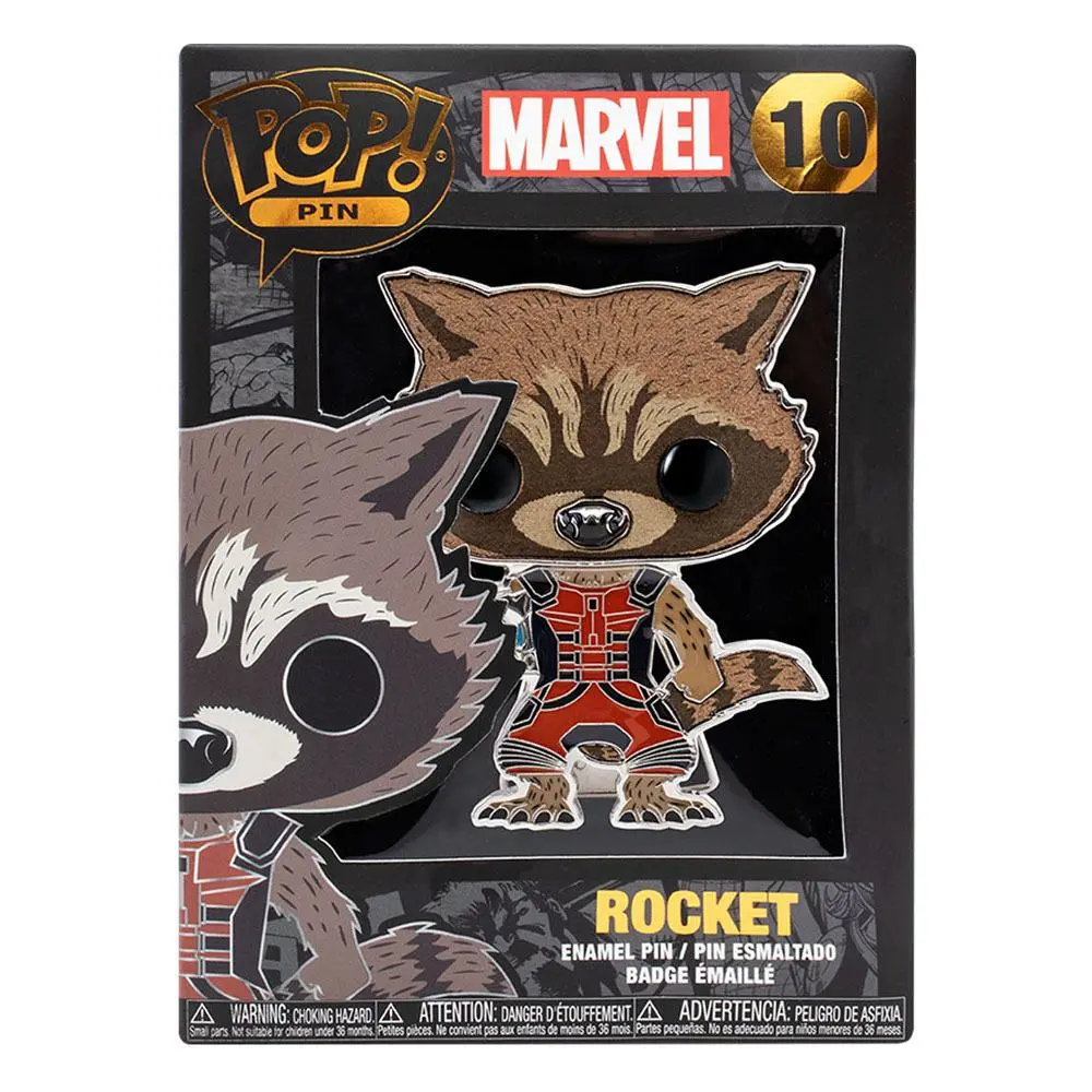 Marvel POP! Enamel Pin Rocket 10 cm product photo