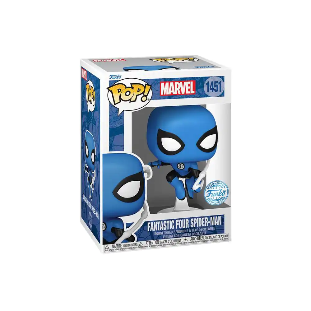 Marvel Pop! Fantastic Four Vinyl Figure Spider-Man Blue Suit Special Edition 10 cm product photo