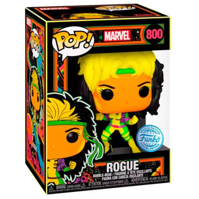 Marvel POP! Marvel Vinyl Figure Rogue Blacklight Limited 9 cm termékfotó