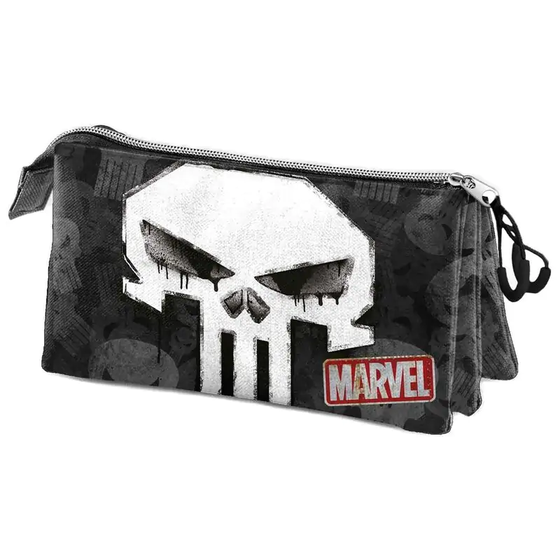 Marvel Punisher Skull triple pencil case product photo