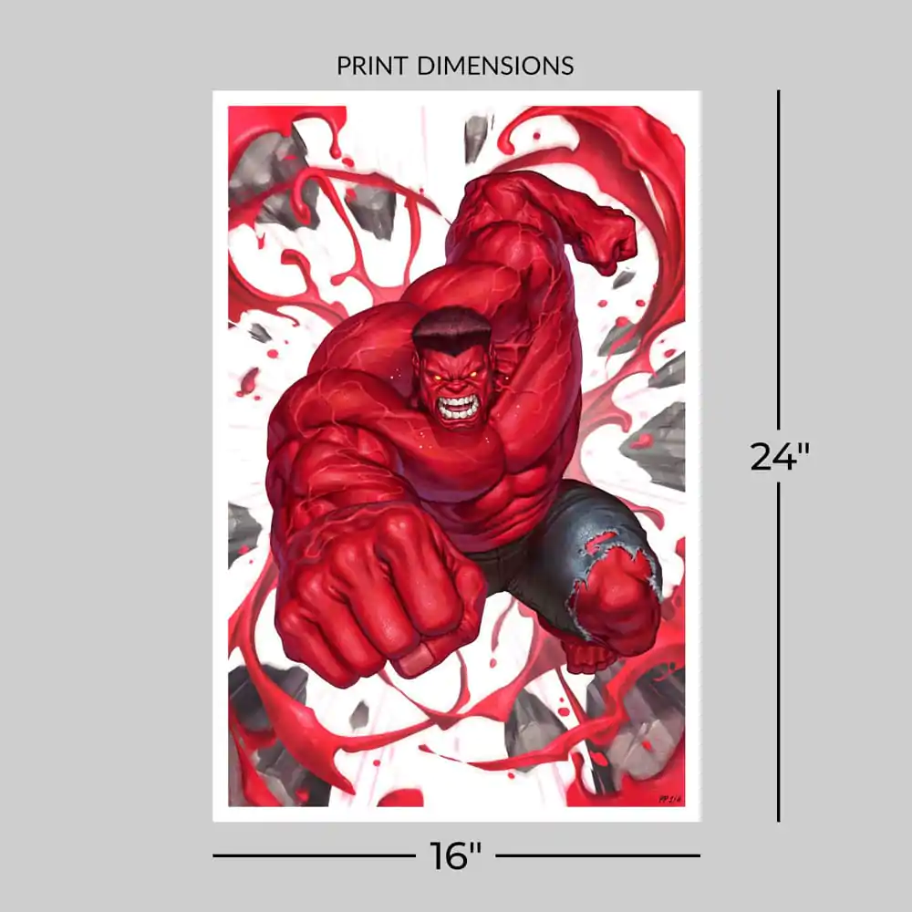 Marvel Red Hulk #1 Art Print Red Hulk 61 x 41 cm - unframed product photo