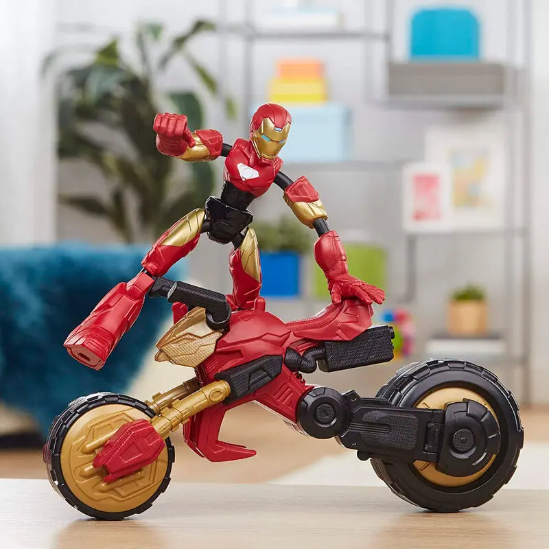 Marvel Rider Iron Man Bend and Flex figure 15cm product photo