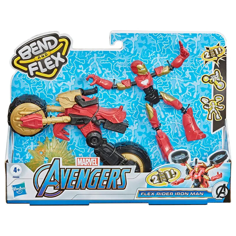 Marvel Rider Iron Man Bend and Flex figure 15cm product photo