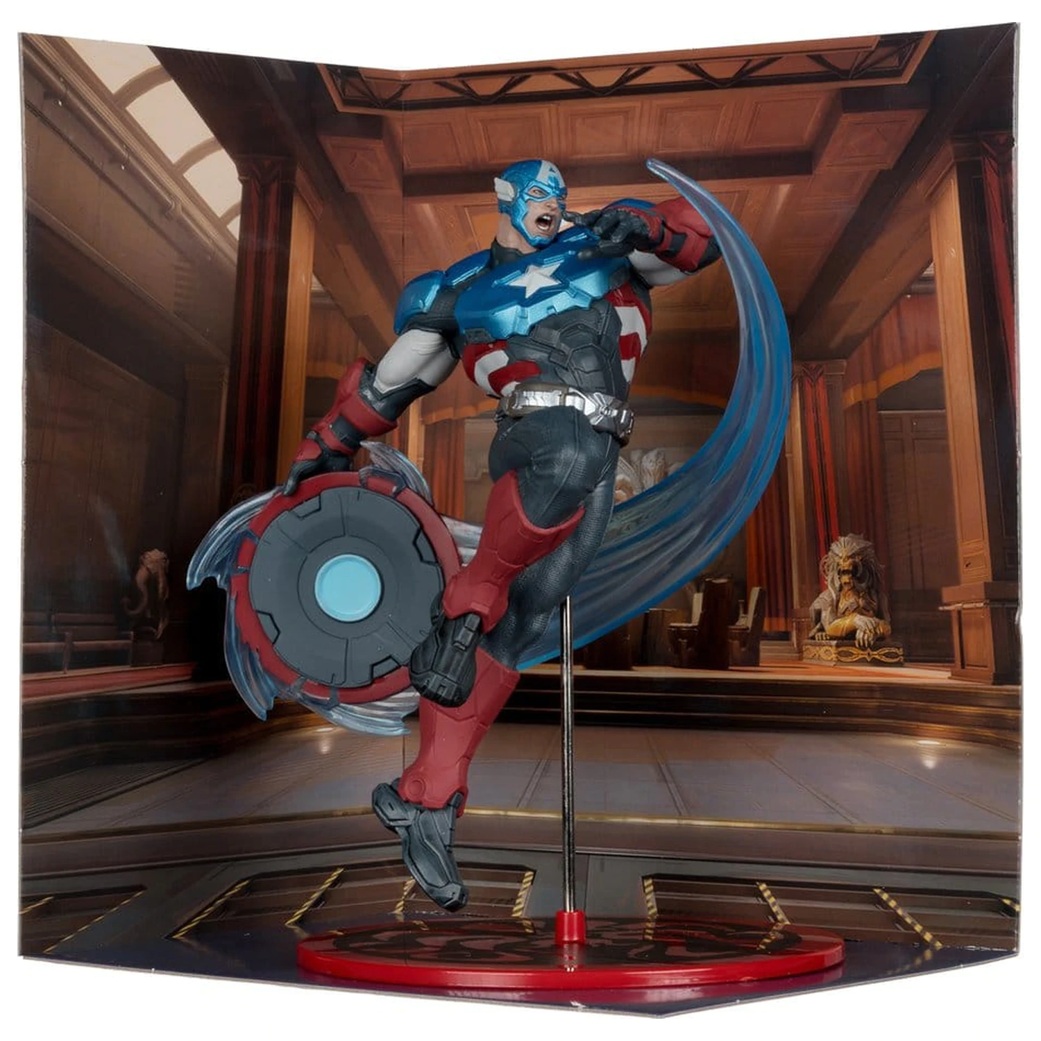Marvel Rivals Collection 1/10 Action Figure Captain America 20 cm  product photo