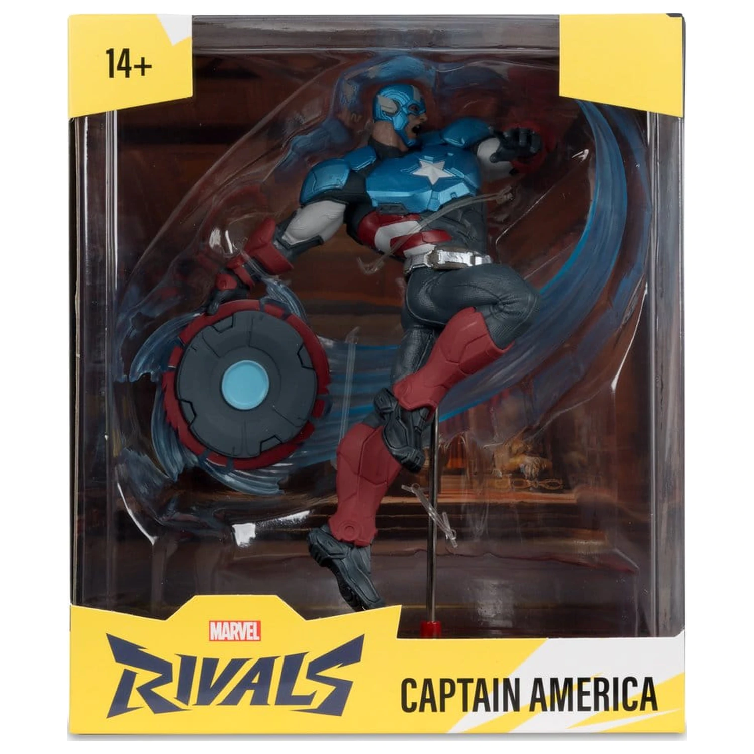 Marvel Rivals Collection 1/10 Action Figure Captain America 20 cm  product photo