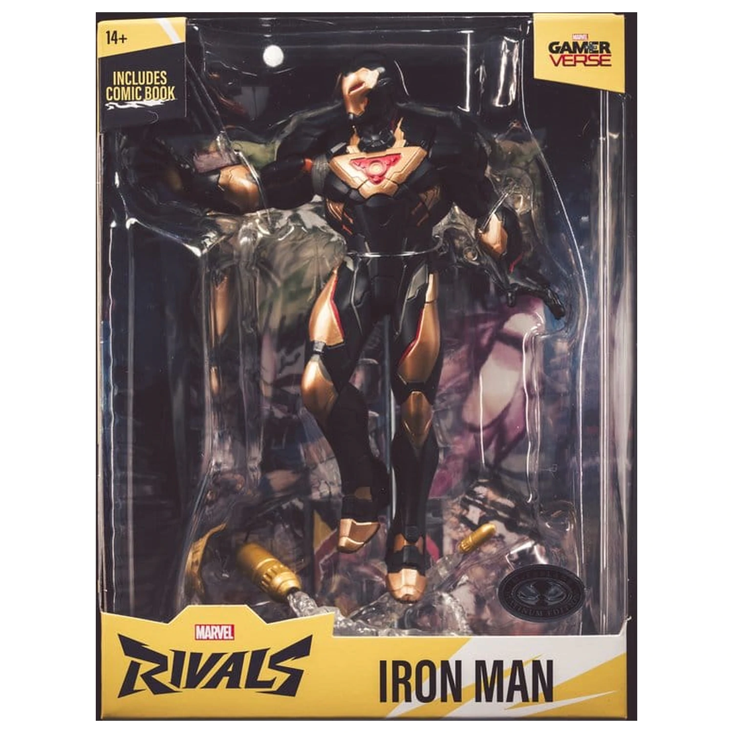 Marvel Rivals Collection Gamerverse 1/6 Action Figure Iron Man (Platinum Edition) 28 cm product photo